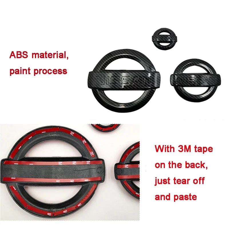 COPCNI1 ABS Car Front Grille Rear Trunk Emblem Cover Steering Wheel Logo Nissan Altima Sylphy KIcks Qashqai X-Trall Tiida Sunny 2025