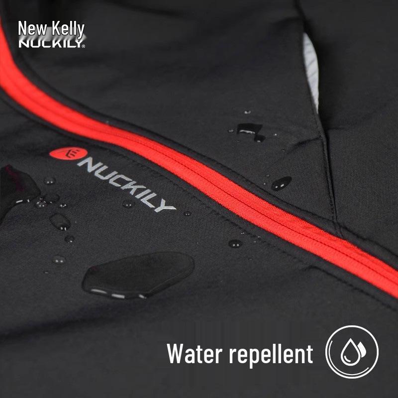 NUCKILY Unisex Winter-Radanzug - Winddichte Fleecehose für Wärme und Mountainbiking