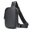 New Genuine Cowhide Chest Bag With Large Capacity Versatile Crossbody Fashionable Leather Men's Shoulder