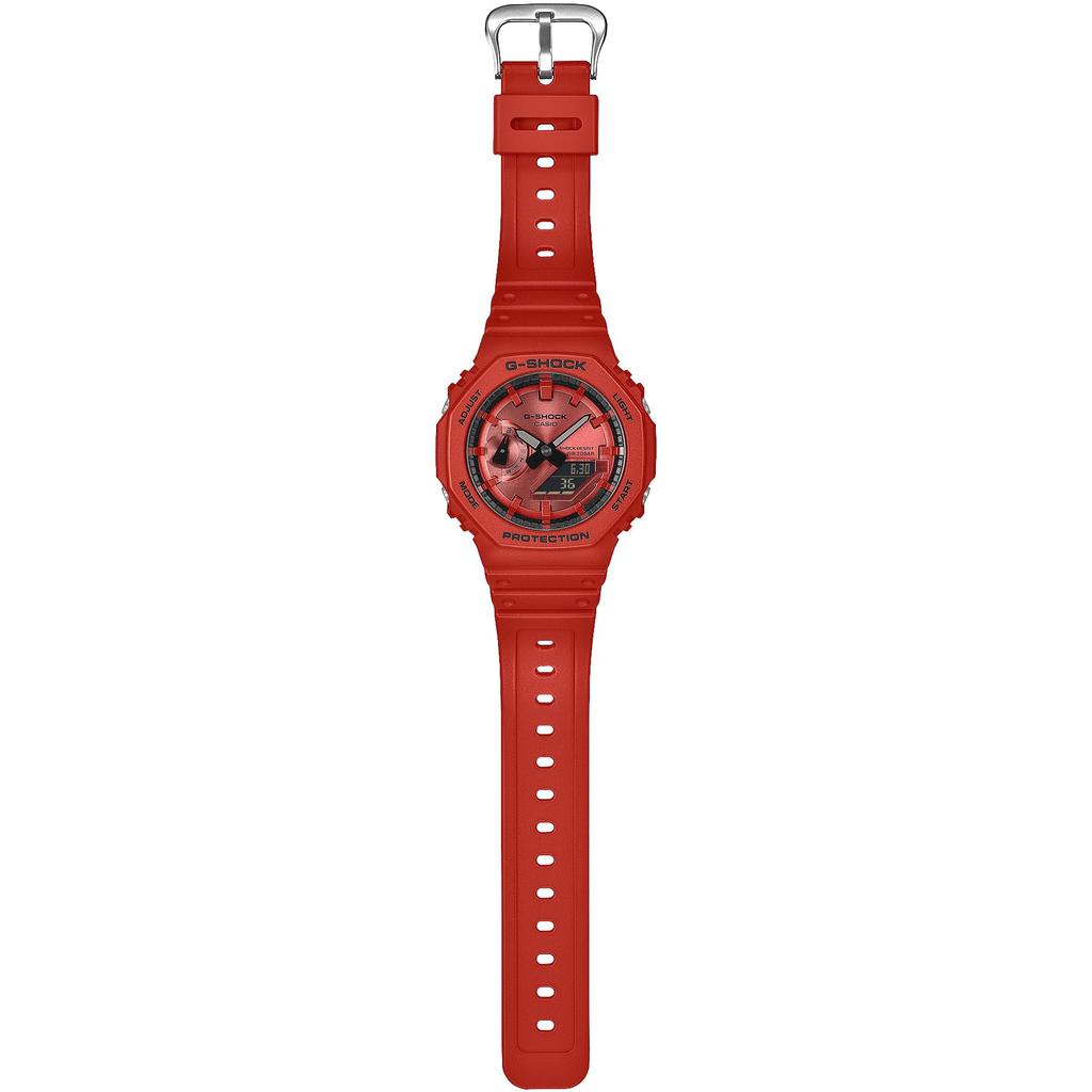 Casio Pánske hodinky G-Shock z ekologických materiálov GA-2100RRB-4AJF Červené [Oficiálny japonský produkt]