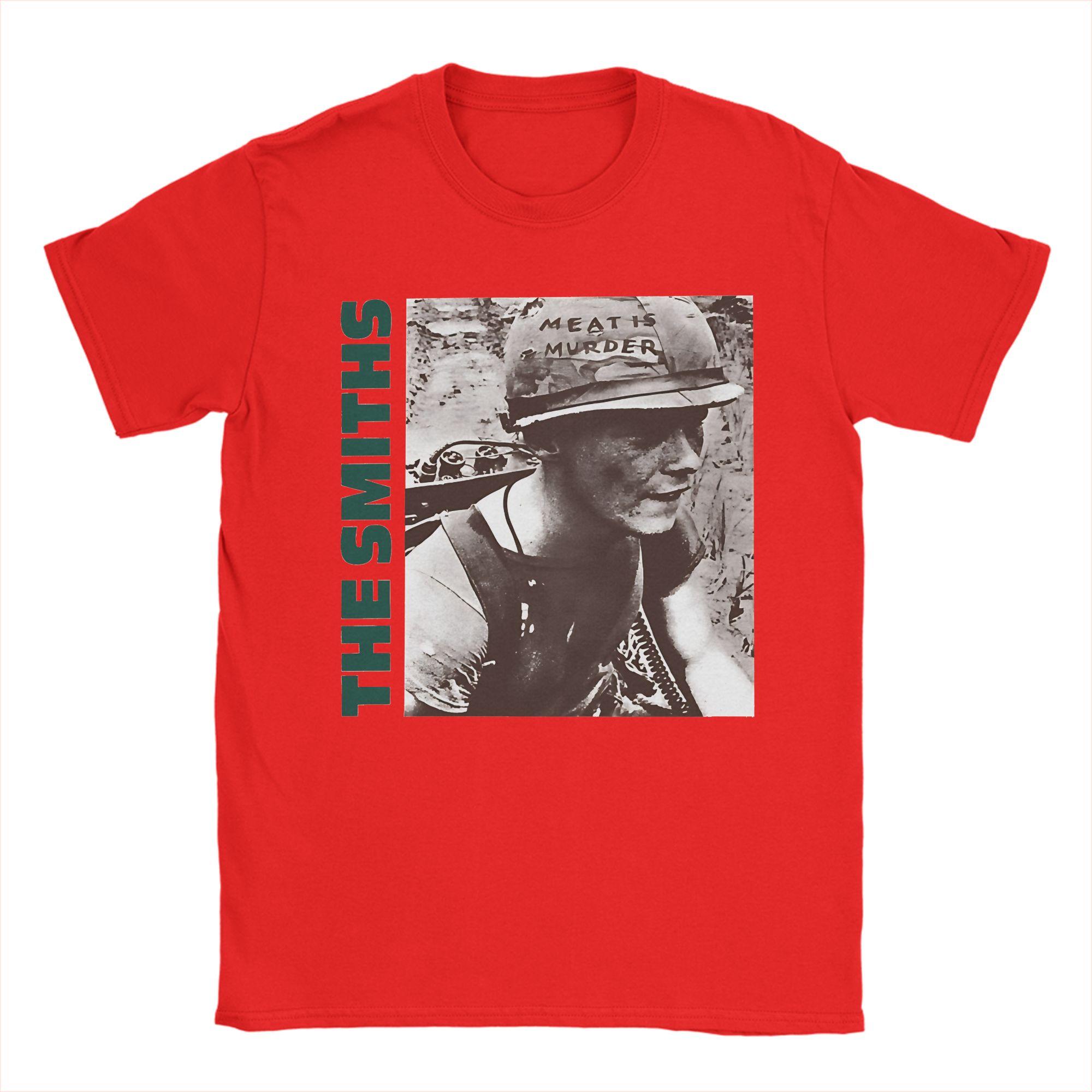 Leisure The Meat Soldiers The Smiths T-Shirt Unisex Crewneck Cotton T Shirts  Short Sleeve Tees Big Size Clothes S