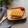 Wood Serving Tray Food Server Dish Platter Wooden Dessert Plate, Perfect for your guests
