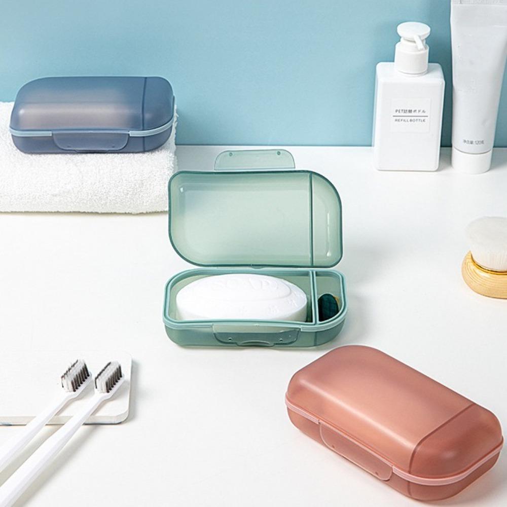 Waterproof Soap Box with Lid Soap Dish Portable Soap Case  Travel