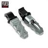 Motorcycles Accessories CNC Foot Pegs Rear Passenger Footrests Fit For Yamaha MT07 MT 07 MT-07 2014-  With Laser Logo