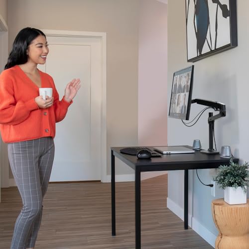 Ergotron – LX Monitor Arm, Single Monitor Desk Mount – fits Flat Curved Ultrawide Computer Monitors up to 34 Inches, 7 to 25 lbs, VESA 75x75mm or 100x