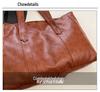 Large Women's Versatile Korean Style Tote Shoulder Handbag - Soft, Trendy & Spacious