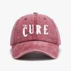 The Cure Cap Washed Distressed Denim Caps for Unisex Summer Women Baseball Cap Fashion Casual Adjustable Snapback Hats