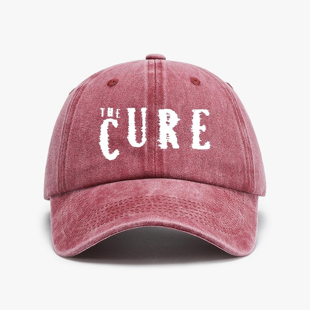 The Cure Cap Washed Distressed Denim Caps for Unisex Summer Women Baseball Cap Fashion Casual Adjustable Snapback Hats