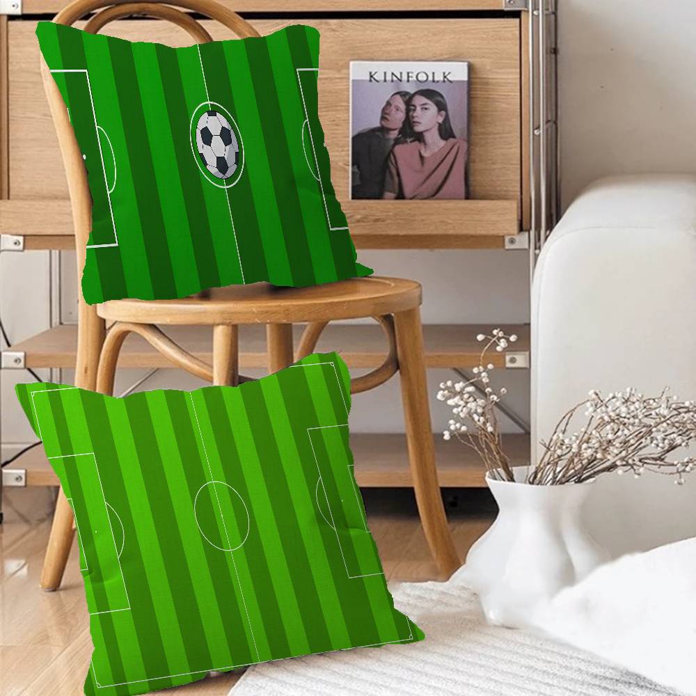Cartoon Football Field Pillow Gift Home Office Decoration Pillow Bedroom Sofa Car Cushion CoverPillow Case