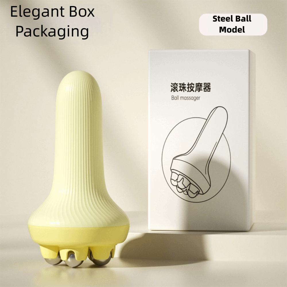 

Two Styles Handheld Massage Ball Roller 360 Degree Myofascial Release Tool Muscle Release Style1-Yellow