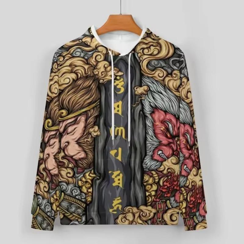 

3D-печатный рождественский Санта-Клаус с капюшоном для мужчин, повседневная толстовка с длинным рукавом, новинка в категории толстовки и свитшоты, мужские свободные пуловеры 6XL