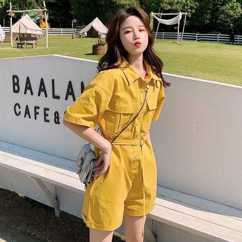 2026 Summer Women's Loose Korean Jumpsuit - Internet Celebrity Style