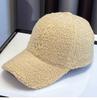 Baseball Cap Winter Hats For Women Men Unisex Letter Metal Logo Imitation Cashmere Keep Warm Simple Casual Winter Cap New Velvet