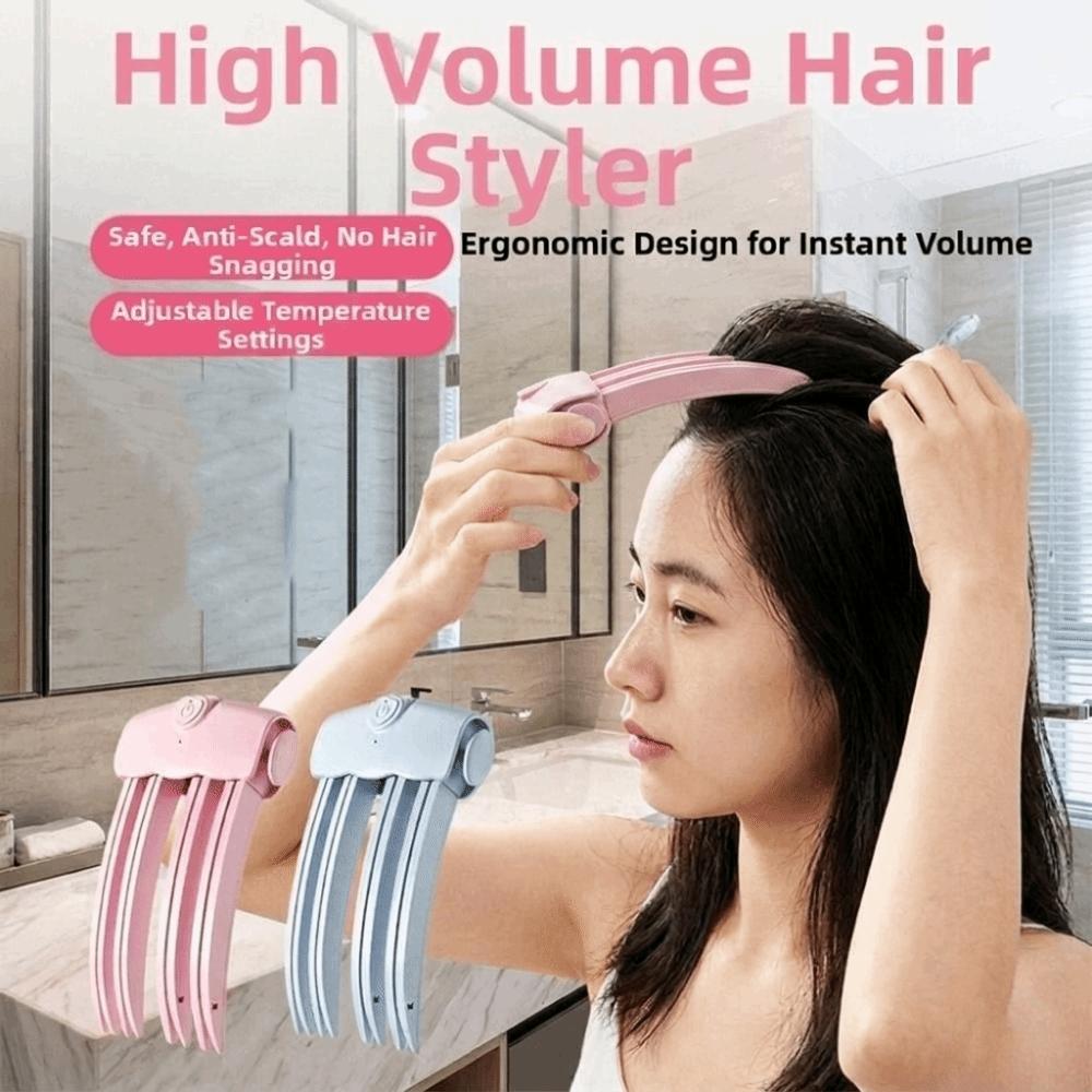 Clips Volumisant pour Racines Sans Plis Pinceur de Volume Capillaire Rechargeable Outil de Coiffage