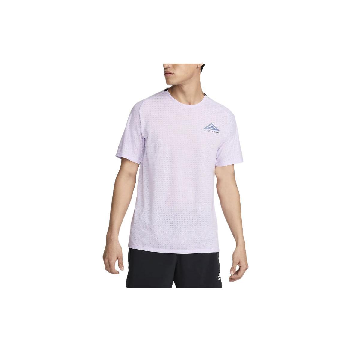 Мужская футболка Nike Trail Solar Chase с коротким рукавом и технологией Dri-FIT для бега DV9305-511 XL