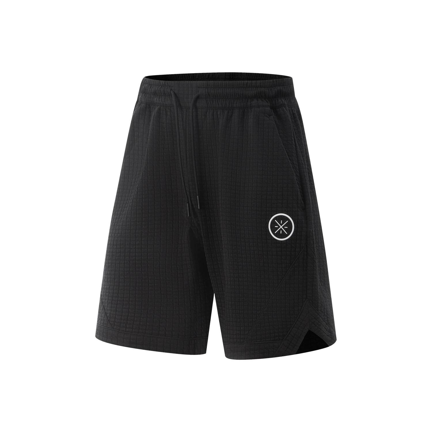 

Li Ning Wade Series Удобные Простые Универсальные Свободные Спортивные Шорты с Буквами Мужские шорты Черные AKYV061-1 XL