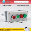 IP65 Waterproof Button Box with Emergency Stop & Indicator Light - 12345-Hole Plastic Enclosure