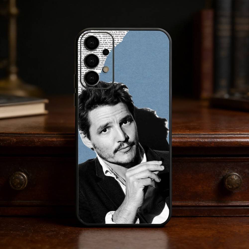 Pedro Pascal phone Case For Samsung S25,24,21,22,23,30,Ultra,20,Plus,Fe,Lite,Note Soft Black Cover