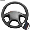 Hand Stitched Perforated Microfiber Leather 1997 - 2006 Pajero Pinin Space Gear Steering Wheel Cover For Mitsubishi L200