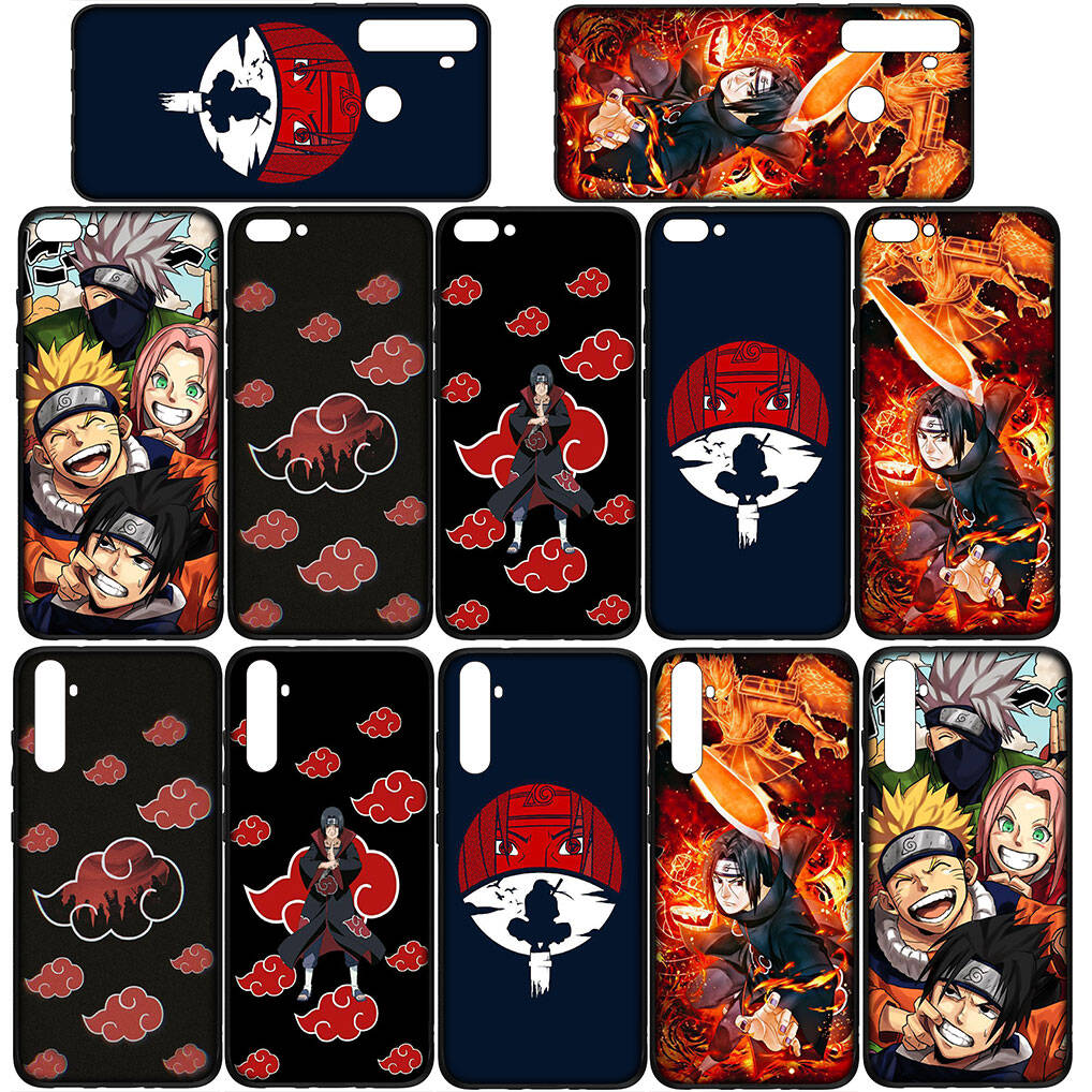 For Samsung Galaxy S25 S24 S23 iPhone 17 16 15 Xiaomi Redmi Note 14 13 12 11 Plus Pro Max XR A57 Phone Case Cartoon Uchiha Sasuke Naruto OPPO Huawei