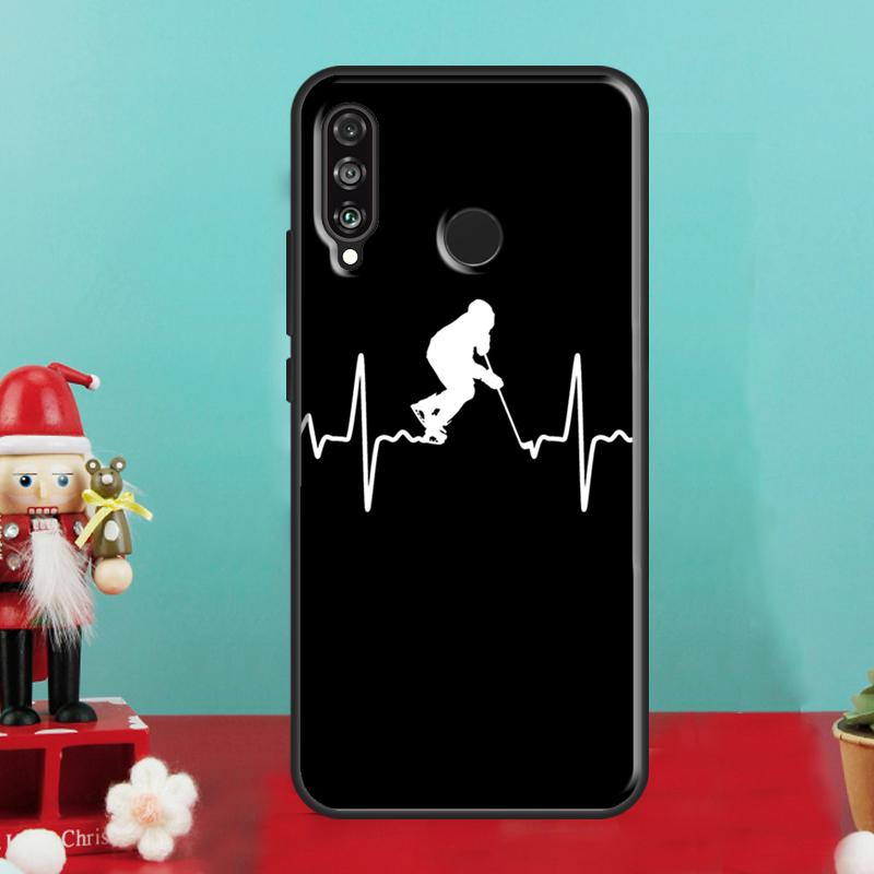 Ice Hockey Player For Huawei Nova 10 9 SE 12i 12s 11i 8i Y90 Y60 Y70 Y72 Y73 Y61 Y91 P30 P40 Lite P60 Pro Case