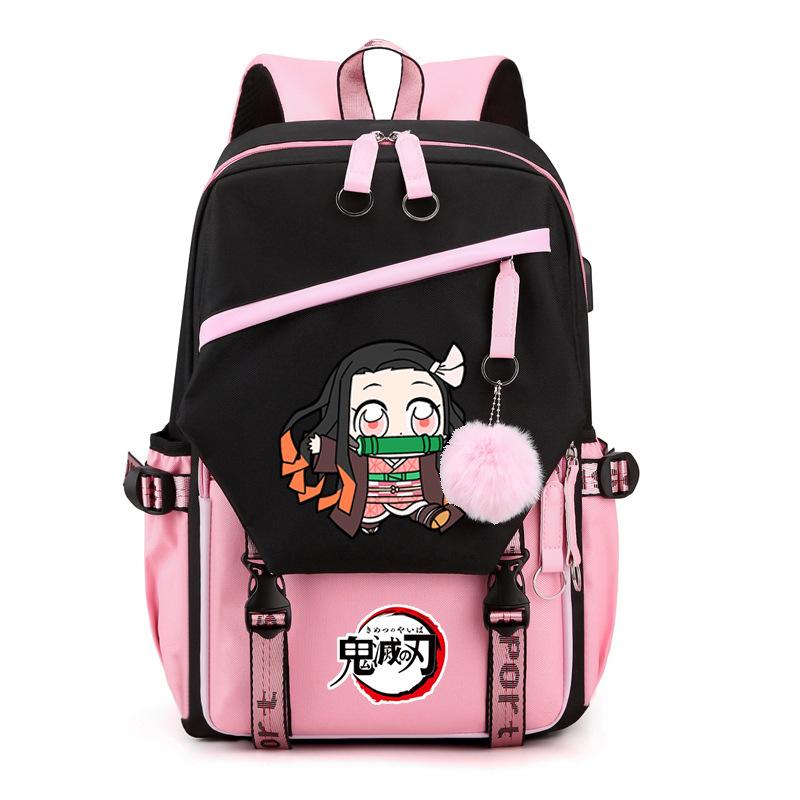 Ghost Annihilation Blade Peripheral Trend Backpack Large Capacity Waterproof Student Versatile School Bag