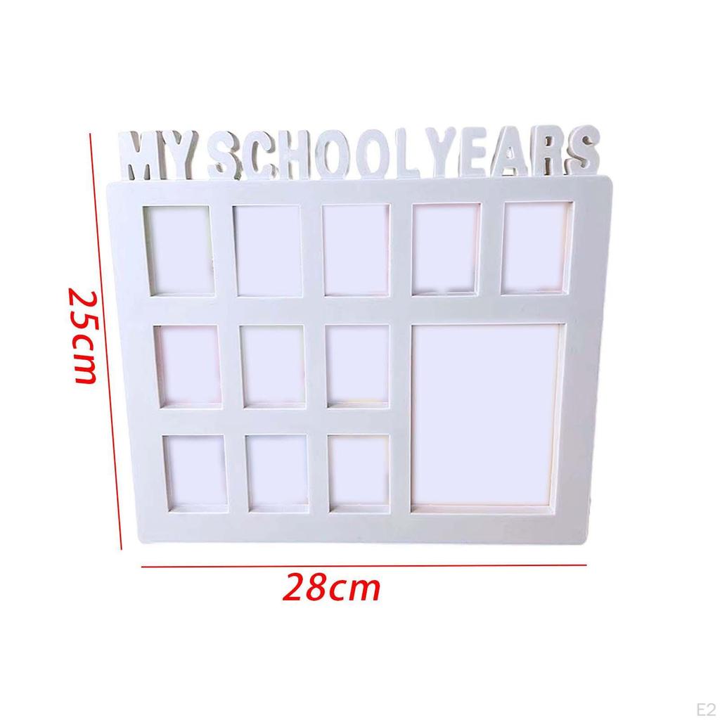 Hanging School Picture Frame from Kindergarten to Graduation Photo Frames Growing Memory