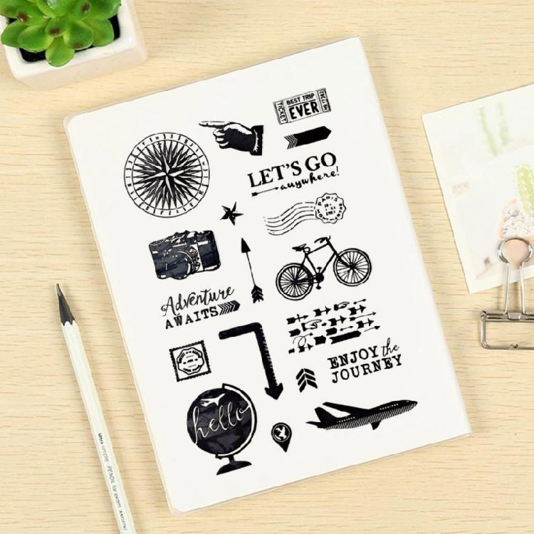 Clear Silicone Stampers Scrapbooking Stencil for Card Making DIY Journaling