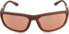 Emporio Armani Sunglasses EA4183U Matte Brown Red Mirror Size 64 Opal/Orange Lenses,