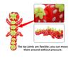 3D Printed Tomato Cat, Simulated Animal Model, Joints Movable, Multi-Color Printed Figurine Model Gift