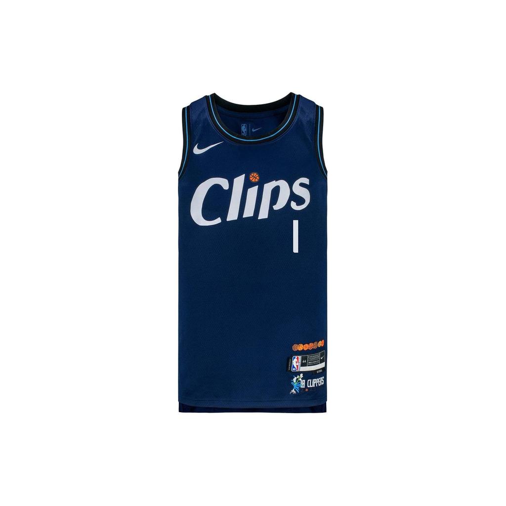 Nike Dri-FIT 2023-24 Los Angeles Clippers City Edition James Harden Letter Print Crew Neck Basketball Jersey Unisex jersey Blue DX8535-419