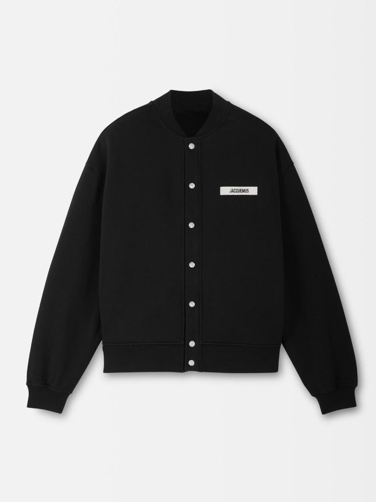 Jacquemus 25-Year Unisex Early Autumn Loose Long-Sleeve Logo Cardigan