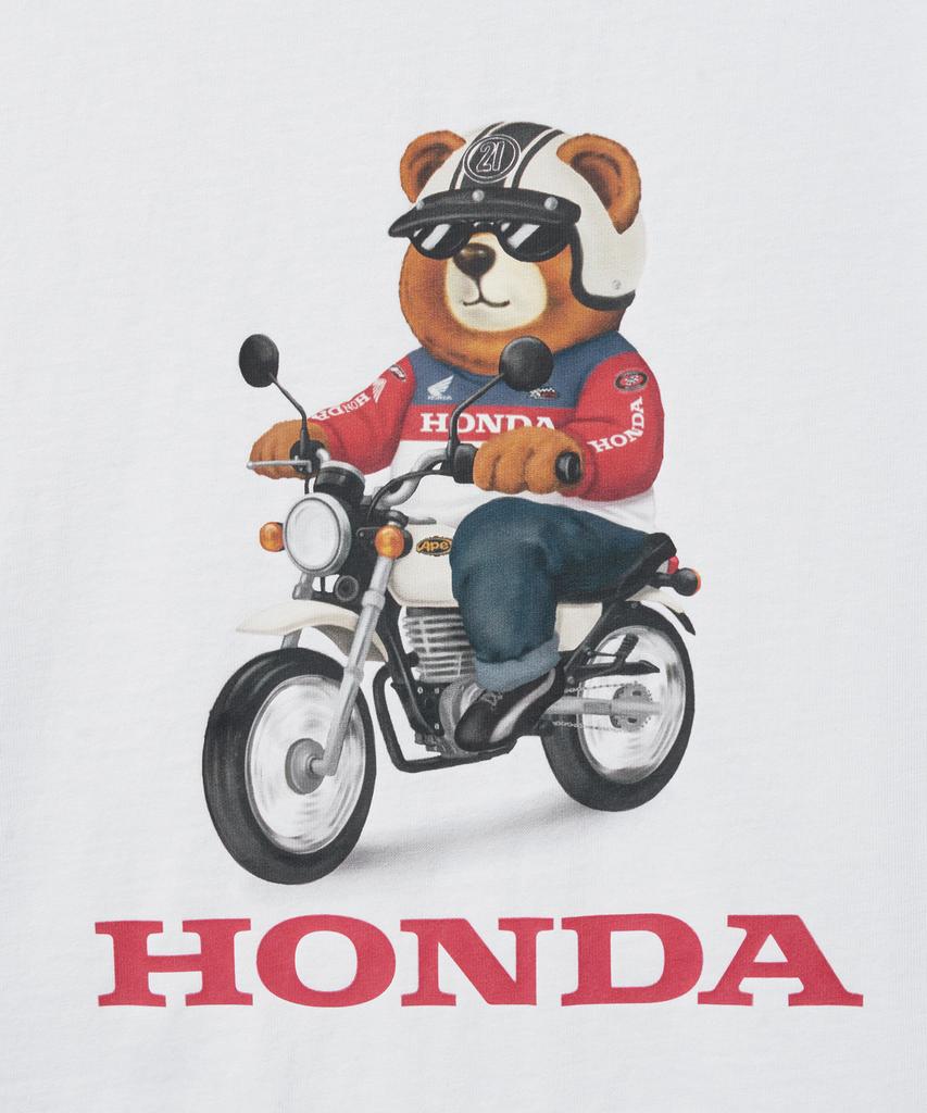 PHYPS MOTORCYCLE Ape Beat Short Sleeve White