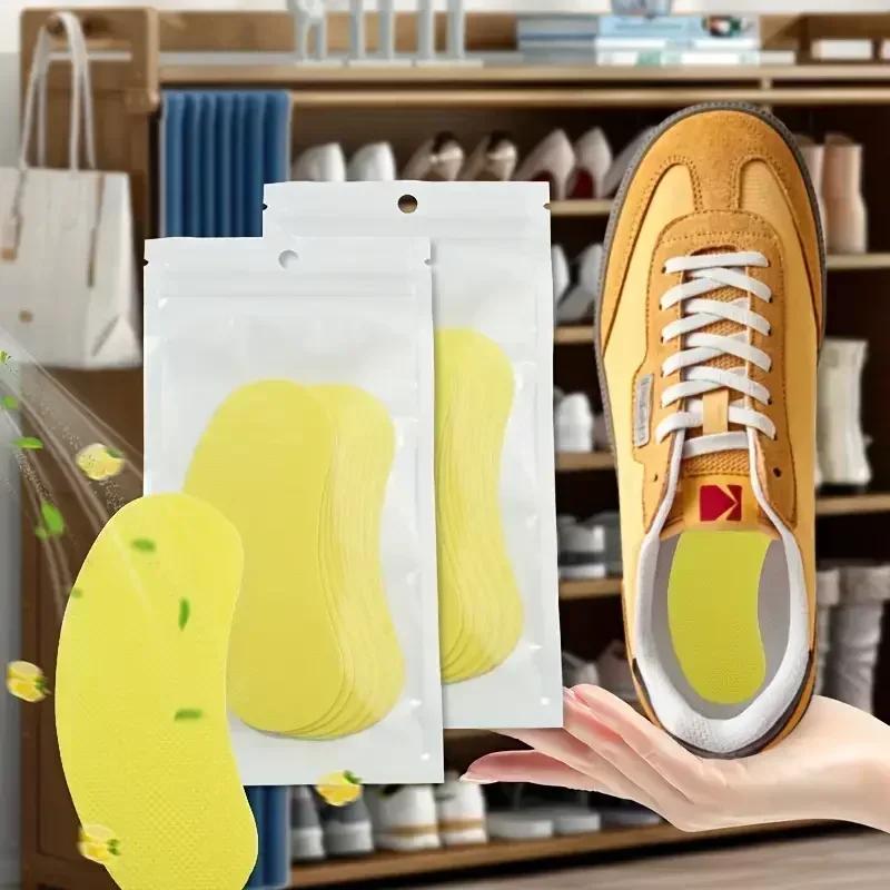 12/120pcs Shoes Deodorant Sticker Deodorant Foot Odor Deodorants Sneaker Smell Fresh Fruity Aroma Insole Sterilization Sticker