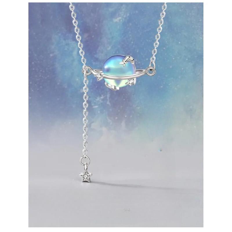 

Браслет «Планета Аврора» из лунного камня