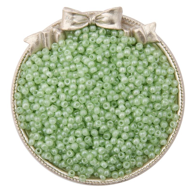 20g 3/4mm imitacja lodów szklanych koralików ryżowych materiał ręcznie robiony diy kolczyki koralikowe bransoletka akcesoria do włosów