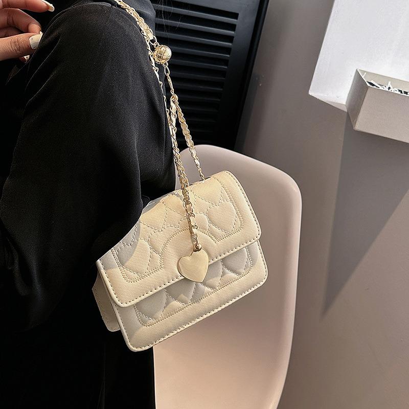 Chain Small Square Bag Women's Popular Shoulder Bag Fashion Versatile Messenger Bag Small