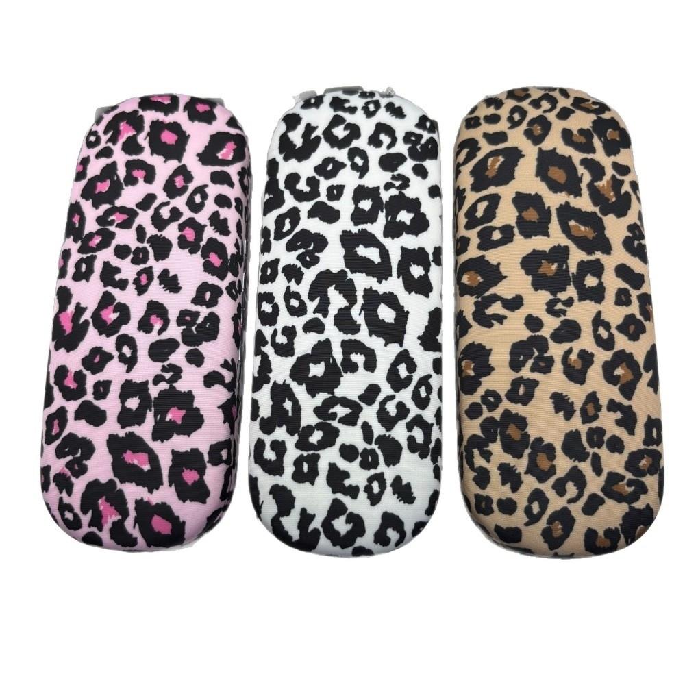 Luxury Design Spectacle Storage Holder Leopard Print Glasses Box Eyeglasses Case For Women