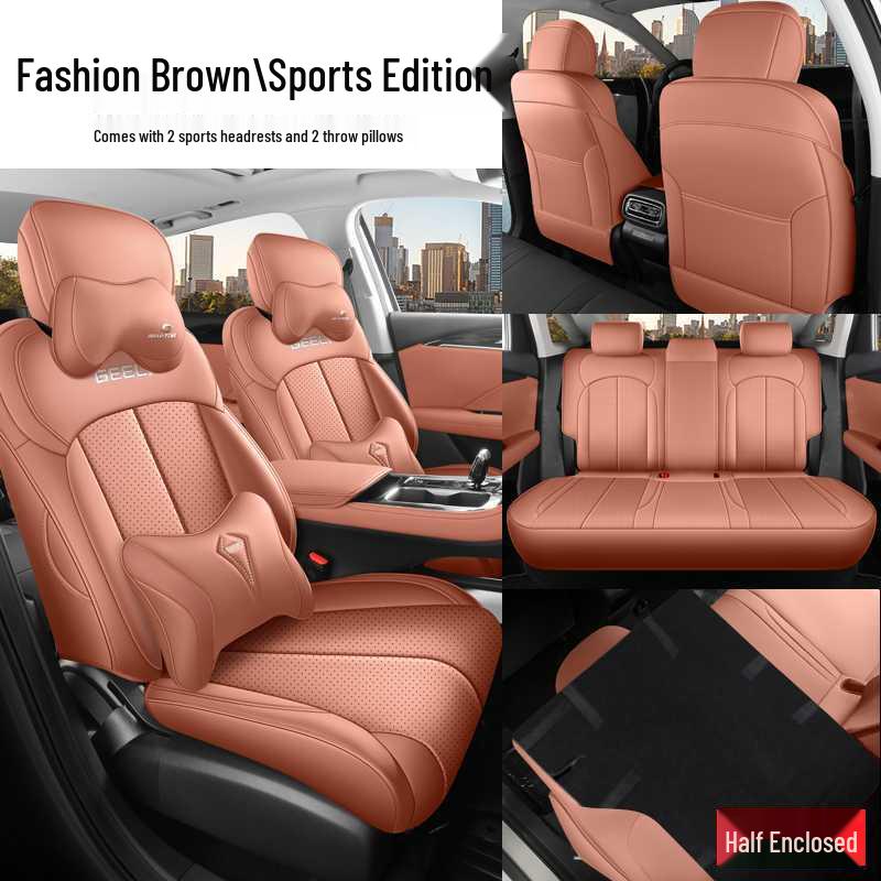 Premium Full Coverage Seat Covers for 2026 5th Gen Geely Emgrand, All-Season Car Seat Cushions