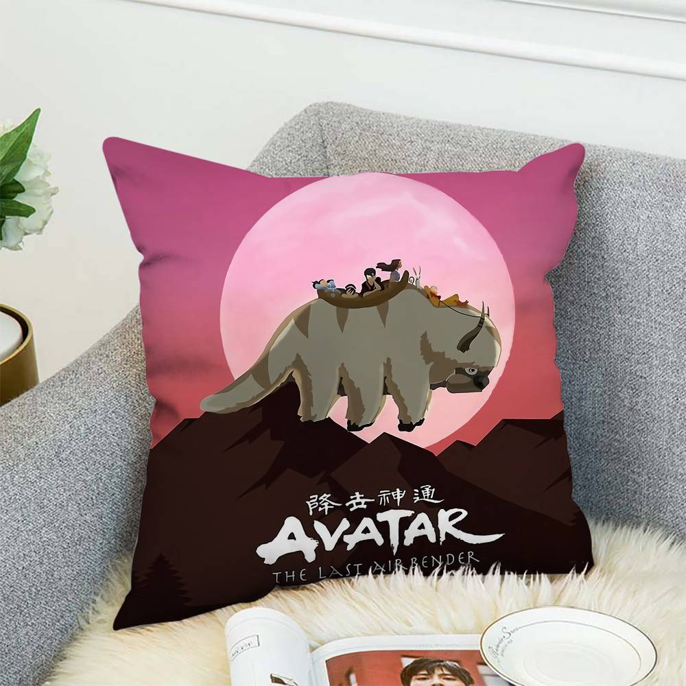 Federa per Cuscino Avatar The Last Airbender Decorazione Divano Casa Stampa Double-sided Peluche Quadrato Cuscino da Lancio Copricuscino