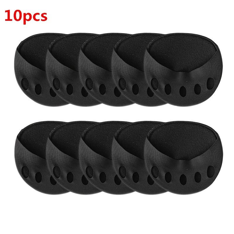 

[Удобная накладка для пальцев] 10 шт. Накладка для передней части обуви на высоком каблуке для пяти пальцев | Мягкая, дышащая, моющаяся, противоскользящая, амортизирующая накладка для защиты женской стопы 10pcs