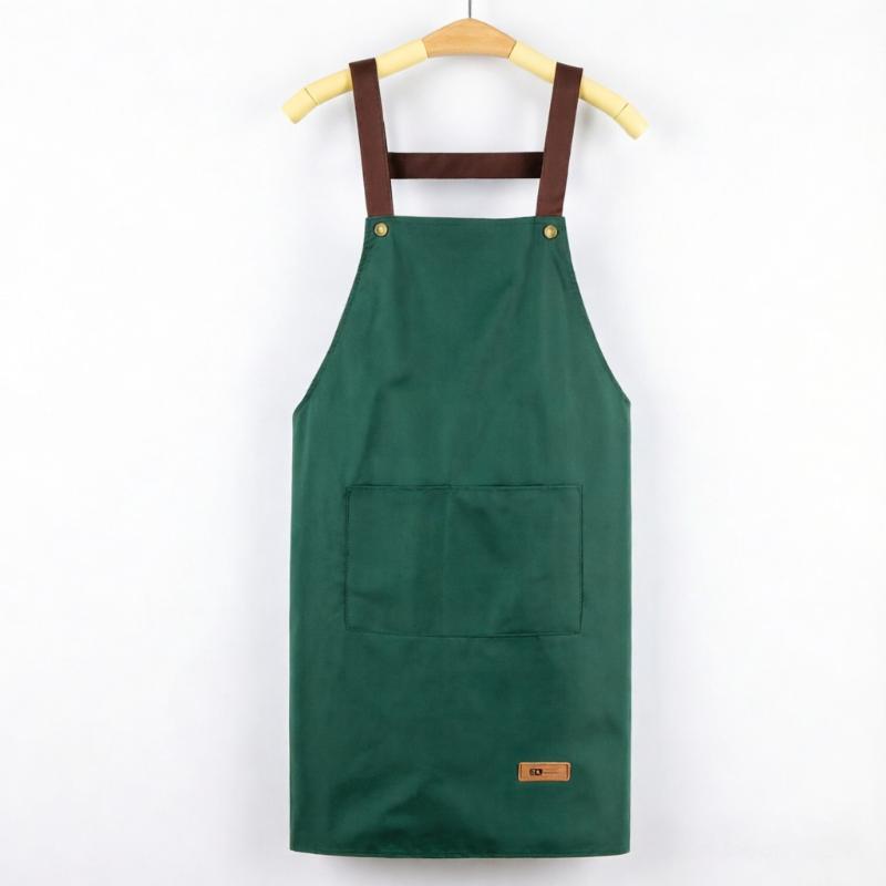 Kitchen Apron Waterproof Oil Proof Unisex Lightweight Cooking Apron for Home Kitchen Restaurant Baking Grilling Outdoor BBQ
