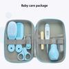 Professional Wear-resistant Newborn Nail Kit Grooming Brush Waterproof Shockproof Scissor Multifunction Kids Toiletries Set