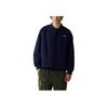 Reebok Solid Color Casual Versatile Jacket Unisex Jacket Navy-Blue 24FRE201UGN1