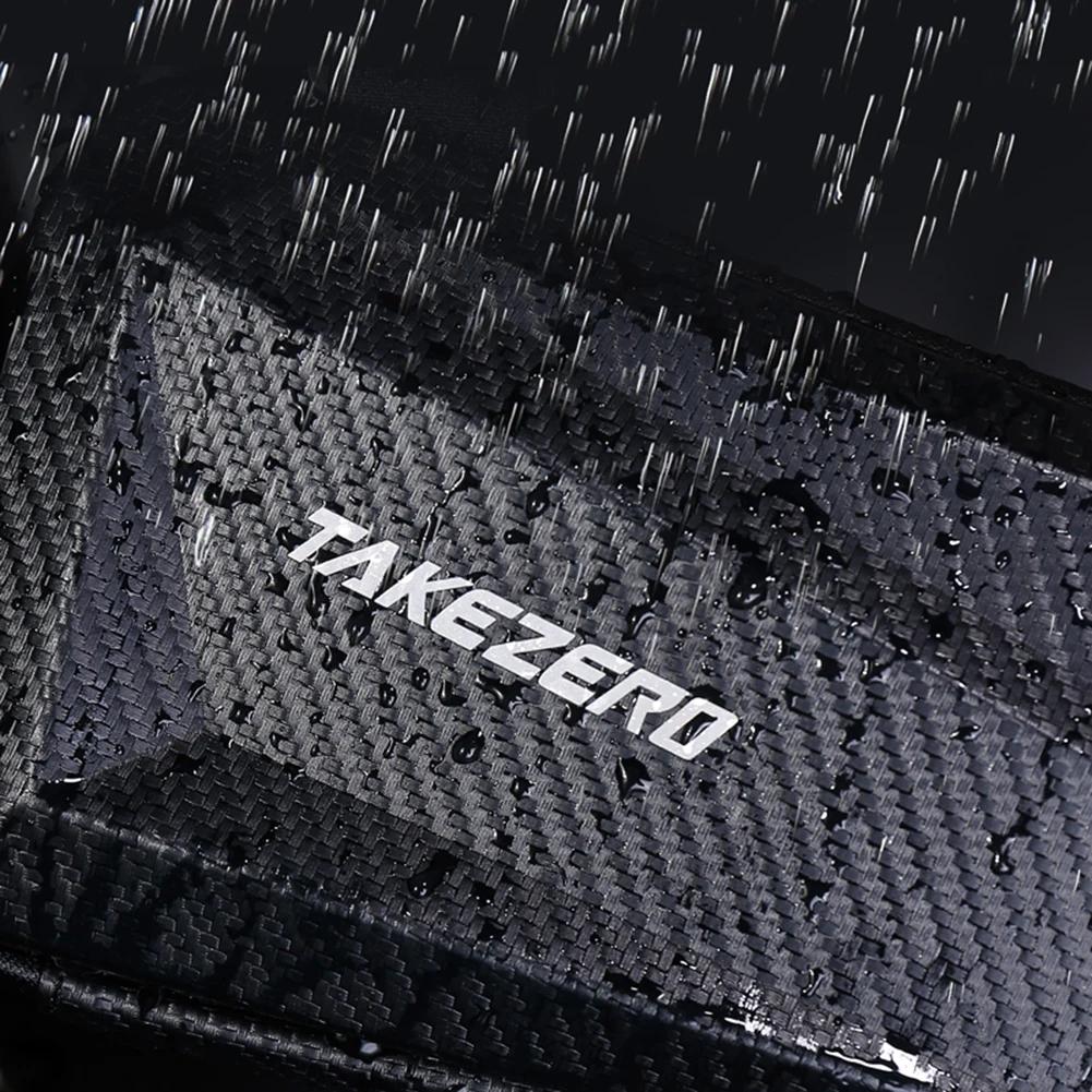 1.5L Motorcycle Frame Hard Shell Side Bags Universal Bike Frame Front Tube Bag Waterproof Large Capacity Cycling Accessories