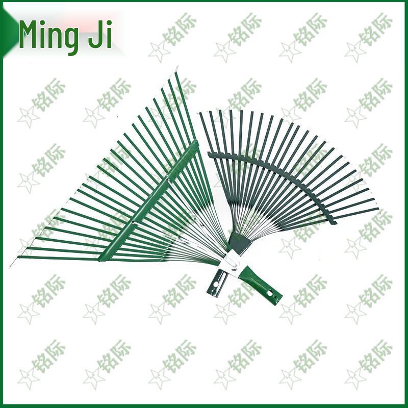 Mingji 22-Tooth Steel Rake with Wooden Handle
