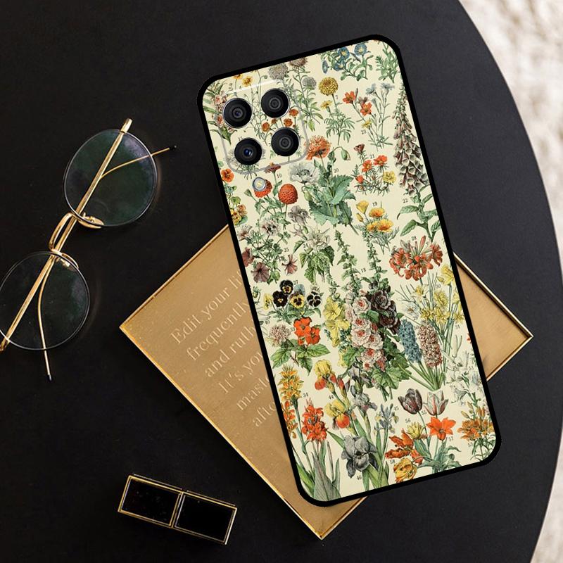 Flower Plant Art For Samsung Galaxy M06 M16 M12 M13 M14 M15 M35 M55 M34 M54 M33 M53 M21 M31 M11 M32 M52 Case