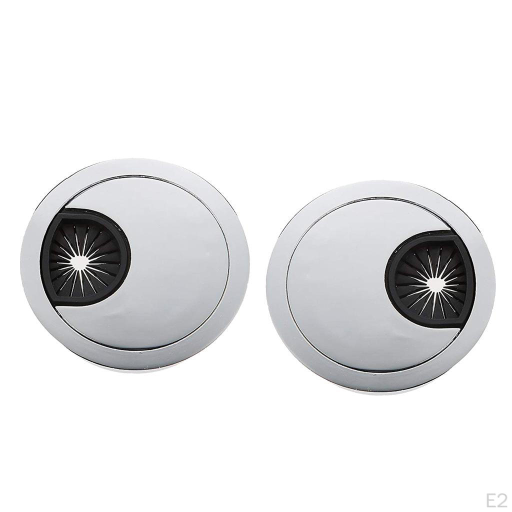 Pack Cable Desk Grommet Cover - 60mm