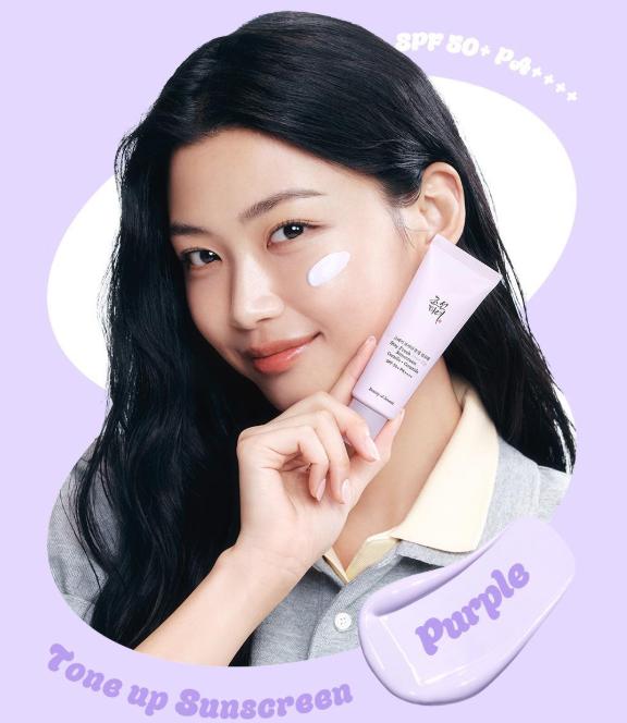 Beauty of Joseon Stay Fresh Tone-Up Sunscreen 50ml (Purple / Green) – Filter Tone-Up Sun Cream