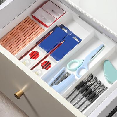 Retractable Drawer Organizer Bin Kitchen Storage Box Dividers for